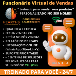 AGENTE IA - Seu funcionário Virtual de Atendimento e Vendas 24h